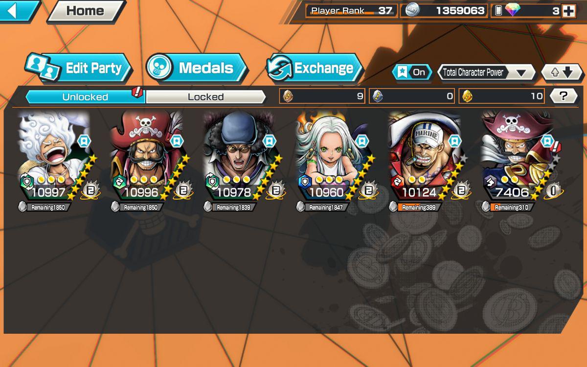 6 Ex Characters